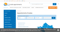 Desktop Screenshot of croatieappartements.fr