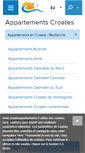 Mobile Screenshot of croatieappartements.fr